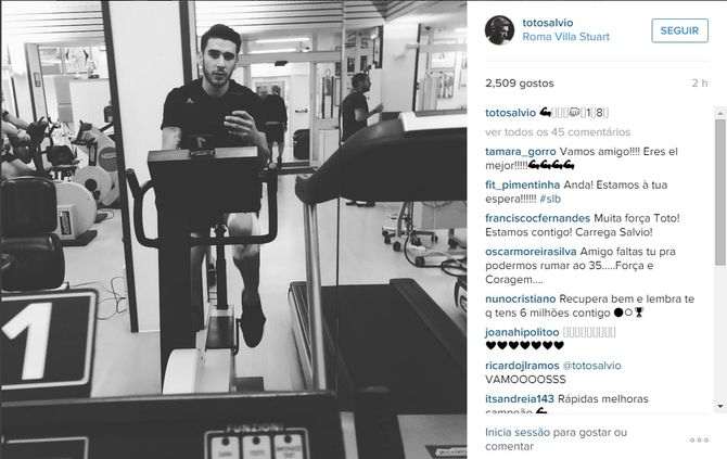 Eduardo Salvio (Foto do Instagram)