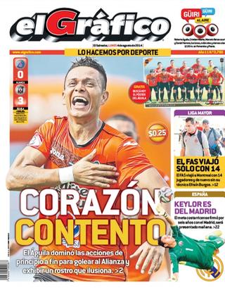 Capa do jornal El Gráfico