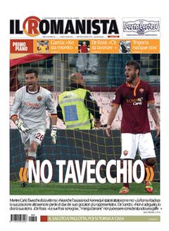 Capa do jornal Il Romanista