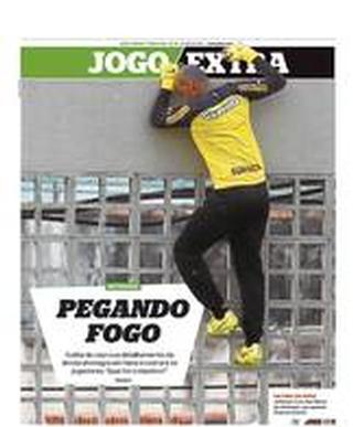 Capa do jornal Jogo Extra (Extra)