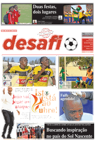 Capa do jornal Desafio