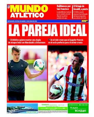 Capa do jornal Mundo Atletico