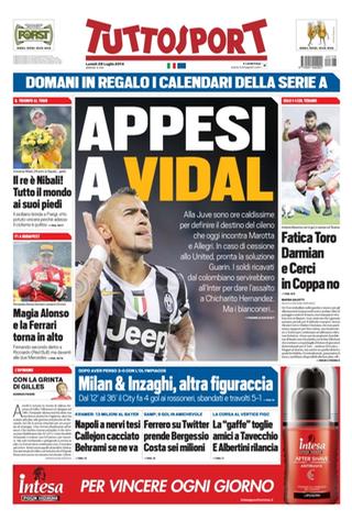 Capa fazer Tuttosport Jornal