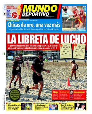 Capa do jornal El Mundo Deportivo