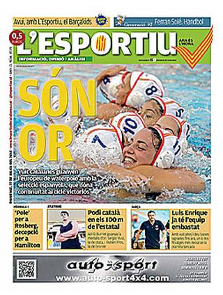 Capa do jornal L'Esportiu