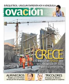 Capa do jornal Ovación