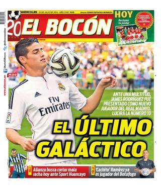 Capa do jornal El Bocón