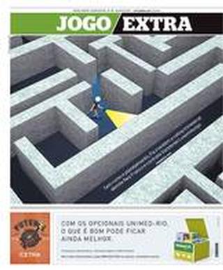 Capa do jornal Jogo Extra (Extra)