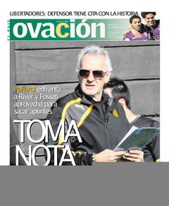 Capa do jornal Ovación