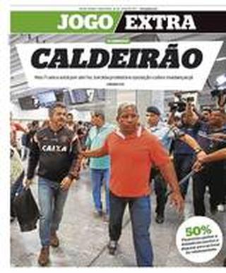 Capa do jornal Jogo Extra (Extra)