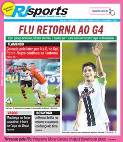 Capa do jornal RJSports