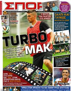 Capa do jornal Spor Tou Vorra