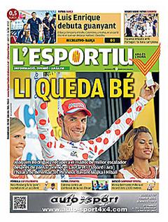 Capa do jornal L'Esportiu