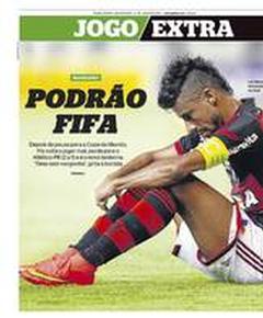 Capa do jornal Jogo Extra (Extra)