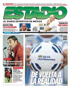 Capa do jornal Estadio