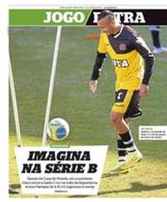 Capa do jornal Jogo Extra (Extra)