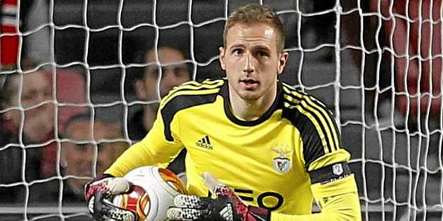 Jan Oblak, durante uma reunião de última Liga Europa.