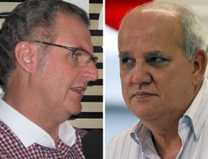 médicos Júlio Stancati, do Corinthians, e José Sanchez, do São Paulo. (Foto: Montagem sobre foto de Divulgação)