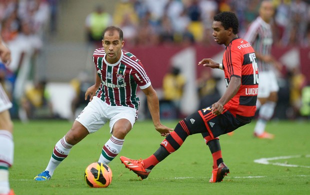 Felipe e Luiz Antonio, Fluminense x Flamengo (Foto: Fernando Cazaes/Photocamera)