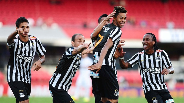 Giva gol Santos x São Paulo (Foto: Marcos Ribolli / Globoesporte.com)