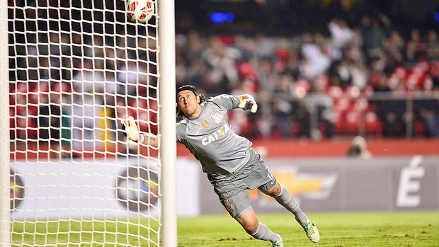 Cassio gol São Paulo Corinthians Recopa (Foto: Marcos Ribolli / Globoesporte.com)